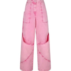 The Attico - Pink Wide Leg Trousers - The Attico Exclusive Luxury Collection - Avvenice