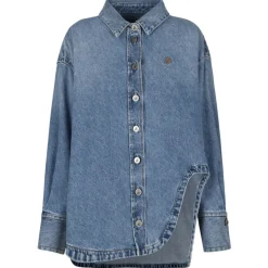 The Attico - Sky Blue Diana Shirt - The Attico Exclusive Luxury Collection - Avvenice