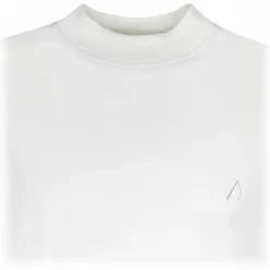 The Attico - White Extra Shoulder Pads T-Shirt - The Attico Exclusive Luxury Collection - Avvenice