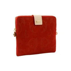 The Merchant of Venice - Leather Tablet Case - Red Gold - Fashion Collection - Luxury Venetian Bag - Avvenice