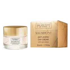The Merchant of Venice - Magnificent Anti-Aging Moisturising Day Cream with 24K Gold - Luxury Venetian Cosmetics - 50 ml - Avvenice
