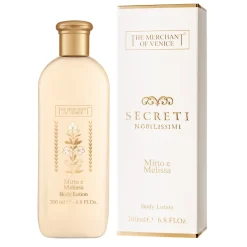 The Merchant of Venice - Myrtle and Lemon Balm Body Lotion - Secreti Nobilissimi - Luxury Venetian Cosmetics - Avvenice