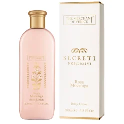 The Merchant of Venice - Rosa Moceniga Body Lotion - Secreti Nobilissimi - Luxury Venetian Cosmetics - Avvenice