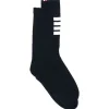 Thom Browne - 4-Bar Mid Calf Socks - Thom Browne Exclusive Luxury Collection - Avvenice