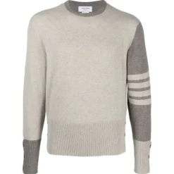 Thom Browne - Beige Fun Mix Pullover - Thom Browne Exclusive Luxury Collection - Avvenice