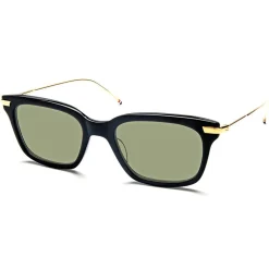 Thom Browne - Black Acetate & Titanium Sunglasses - Thom Browne Eyewear - Avvenice