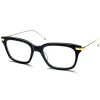 Thom Browne - Black & Gold Optical Glasses - Thom Browne Eyewear - Avvenice