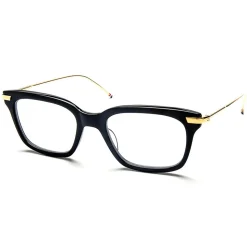 Thom Browne - Black & Gold Optical Glasses - Thom Browne Eyewear - Avvenice