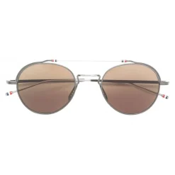 Thom Browne - Black and Iron Sunglasses - Thom Browne Eyewear - Avvenice