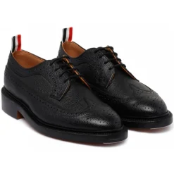 Thom Browne - Black Derby Loafers - Thom Browne Exclusive Luxury Collection - Avvenice