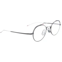 Thom Browne - Black Iron & Silver Glasses - Thom Browne Eyewear - Avvenice
