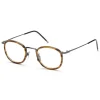 Thom Browne - Black Iron Walnut Glasses With Clip-on Sun Lens - Thom Browne Eyewear - Avvenice