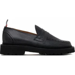 Thom Browne - Black Penny Loafer - Thom Browne Exclusive Luxury Collection - Avvenice