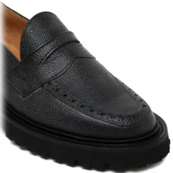 Thom Browne - Black Penny Loafer - Thom Browne Exclusive Luxury Collection - Avvenice