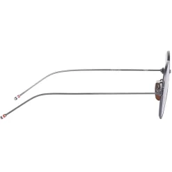 Thom Browne - Black Round Sunglasses - Thom Browne Eyewear - Avvenice