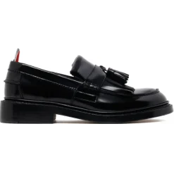 Thom Browne - Black Tassel Knit Loafer - Thom Browne Exclusive Luxury Collection - Avvenice
