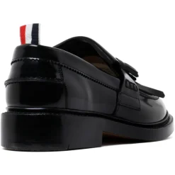 Thom Browne - Black Tassel Knit Loafer - Thom Browne Exclusive Luxury Collection - Avvenice