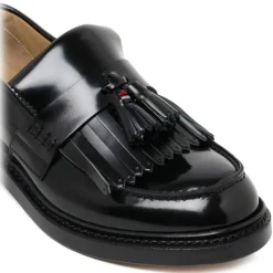 Thom Browne - Black Tassel Knit Loafer - Thom Browne Exclusive Luxury Collection - Avvenice