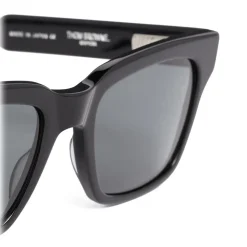 Thom Browne - Black Wayfarer Sunglasses - Thom Browne Eyewear - Avvenice