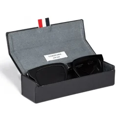 Thom Browne - Black Wayfarer Sunglasses - Thom Browne Eyewear - Avvenice