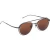 Thom Browne - Brown Aviator Sunglasses - Thom Browne Eyewear - Avvenice