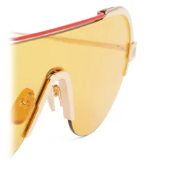 Thom Browne - Gold Mask Sunglasses - Thom Browne Eyewear - Avvenice