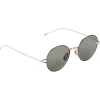 Thom Browne - Gold Round Sunglasses - Thom Browne Eyewear - Avvenice