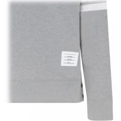 Thom Browne - Grey 4-Bar Sweatshirt - Thom Browne Exclusive Luxury Collection - Avvenice