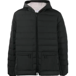 Thom Browne - Hooded Knit Panel Jacket - Thom Browne Exclusive Luxury Collection - Avvenice