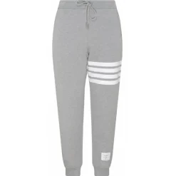 Thom Browne - Light Grey 4-Bar Sweatpants - Thom Browne Exclusive Luxury Collection - Avvenice