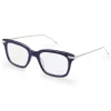 Thom Browne - Navy & Silver Optical Glasses - Thom Browne Eyewear - Avvenice