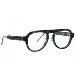 Thom Browne - Navy and Tortoise Shell Tone Optical Glasses - Thom Browne Eyewear - Avvenice