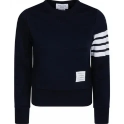 Thom Browne - Navy Blue Sweatshirt - Thom Browne Exclusive Luxury Collection - Avvenice
