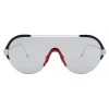 Thom Browne - Navy, White, Red & Silver Sunglasses - Thom Browne Eyewear - Avvenice