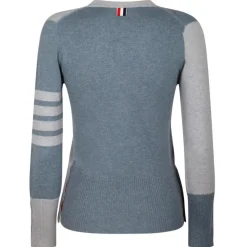 Thom Browne - Pale Grey Cardigan - Thom Browne Exclusive Luxury Collection - Avvenice