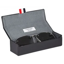 Thom Browne - Silver Aviator Sunglasses - Thom Browne Eyewear - Avvenice