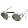 Thom Browne - Silver Mesh Side Sunglasses - Thom Browne Eyewear - Avvenice