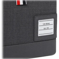 Thom Browne - Super 120's Twill Zip Pouch - Thom Browne Exclusive Luxury Collection - Avvenice