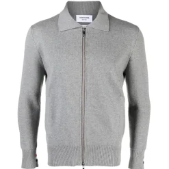 Thom Browne - Textured Cotton Back Stripe Bomber Jacket - Thom Browne Exclusive Luxury Collection - Avvenice