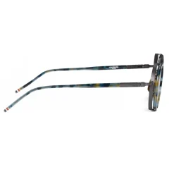 Thom Browne - Tortoise Round Sunglasses - Thom Browne Eyewear - Avvenice