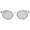 Thom Browne - Tortoise Round Sunglasses Dark Blue - Thom Browne Eyewear - Avvenice