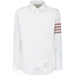Thom Browne - White Button Down Collar Shirt - Thom Browne Exclusive Luxury Collection - Avvenice