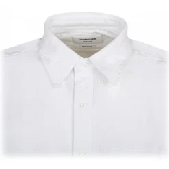 Thom Browne - White Button Down Collar Shirt - Thom Browne Exclusive Luxury Collection - Avvenice