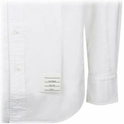 Thom Browne - White Button Down Collar Shirt - Thom Browne Exclusive Luxury Collection - Avvenice