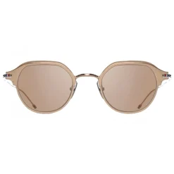 Thom Browne - White Gold and Silver Sunglasses - Thom Browne Eyewear - Avvenice