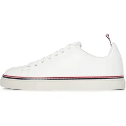 Thom Browne - White Tennis Sneakers - Thom Browne Exclusive Luxury Collection - Avvenice