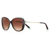 Tiffany & Co. - Butterfly Sunglasses - Tortoise Blue Gold Brown - Tiffany T Collection - Tiffany & Co. Eyewear - Avvenice
