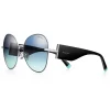 Tiffany & Co. - Butterfly Oversized Sunglasses - Black Blue - Tiffany T Collection - Tiffany & Co. Eyewear - Avvenice