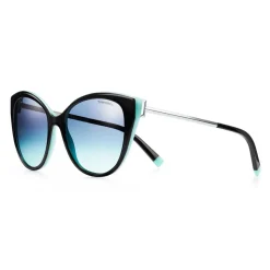 Tiffany & Co. - Cat Eye Sunglasses - Black Blue - Tiffany T Collection - Tiffany & Co. Eyewear - Avvenice