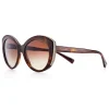 Tiffany & Co. - Cat Eye Sunglasses - Dark Tortoise Pale Gold - Tiffany Diamond Point Collection - Tiffany & Co. Eyewear - Avvenice